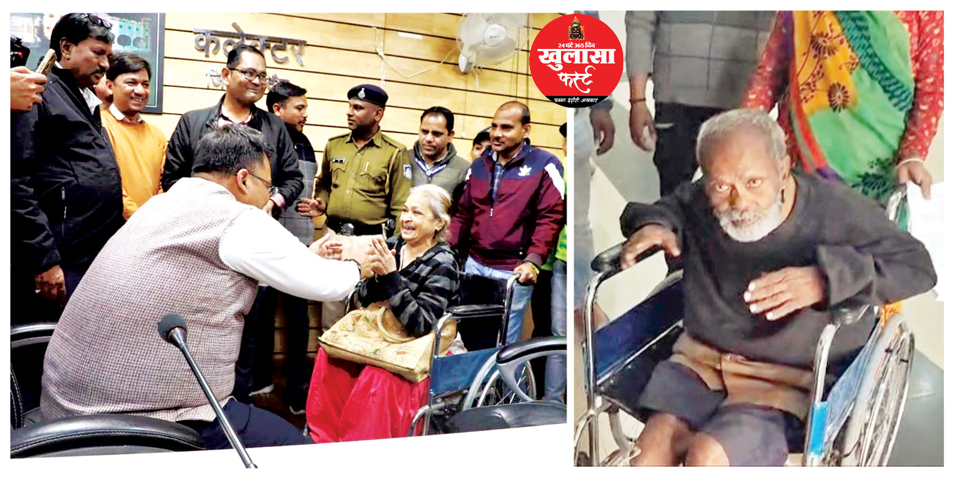 शिकायतों के साथ कलेक्टर का आभार जताने आ रहे लोग