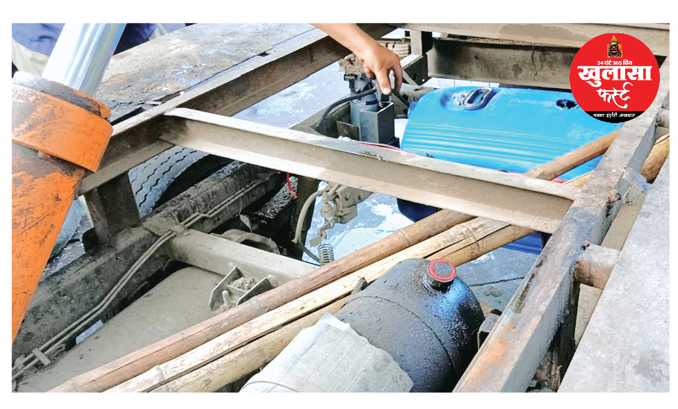 कचरा वाहनों से पानी का छिड़काव करने के लिए लगने लगे स्प्रिंकलर